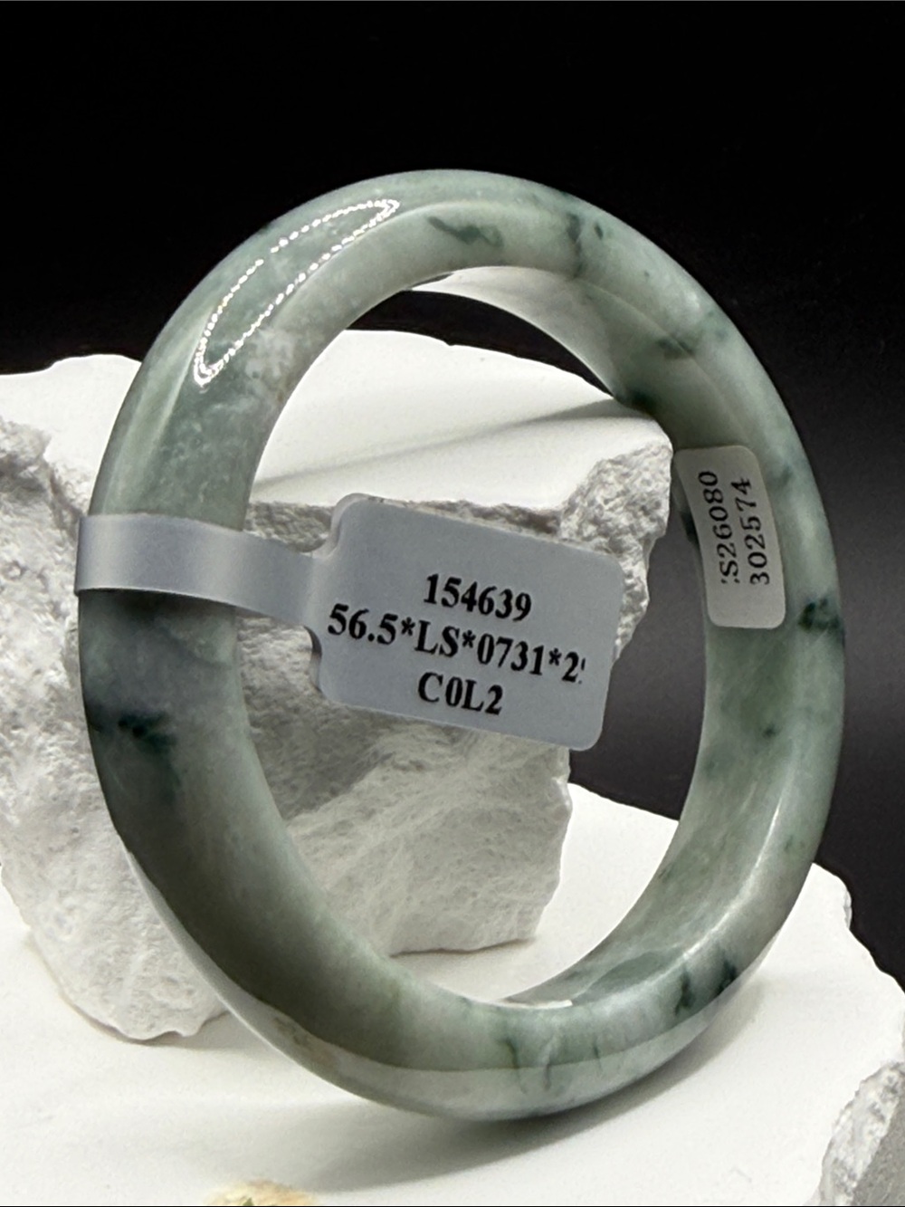 Authentic Burmese Apple Green Jade Bangle Bracelet